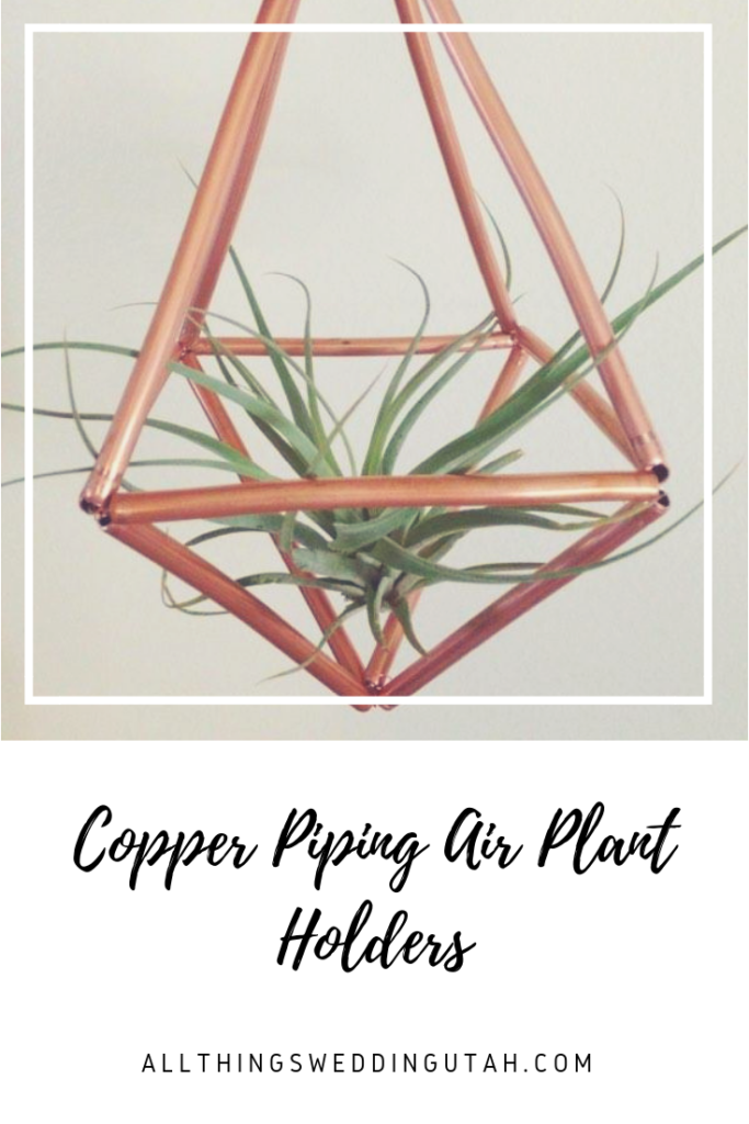 Copper Piping Air Plant Holders, Copper Piping Air Plant Holders