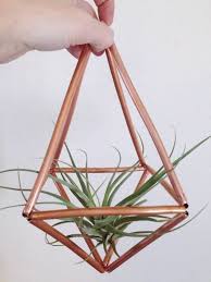 Copper Piping Air Plant Holders, Copper Piping Air Plant Holders