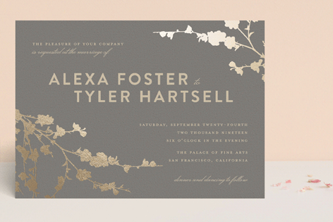 HOT TREND: Foil-Pressed Invitations That Dazzle!