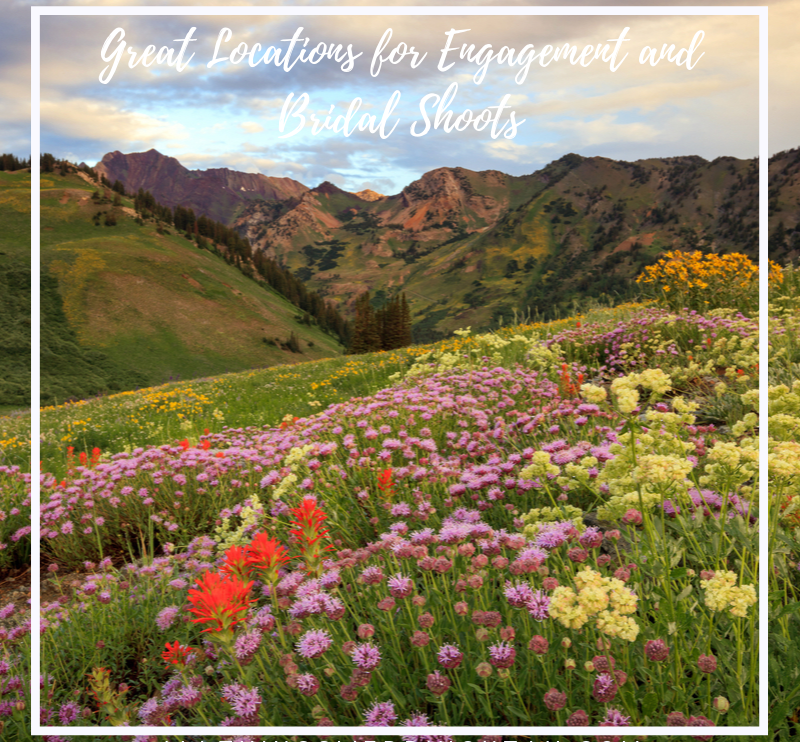 Great Locations for Engagement and Bridal Shoots
