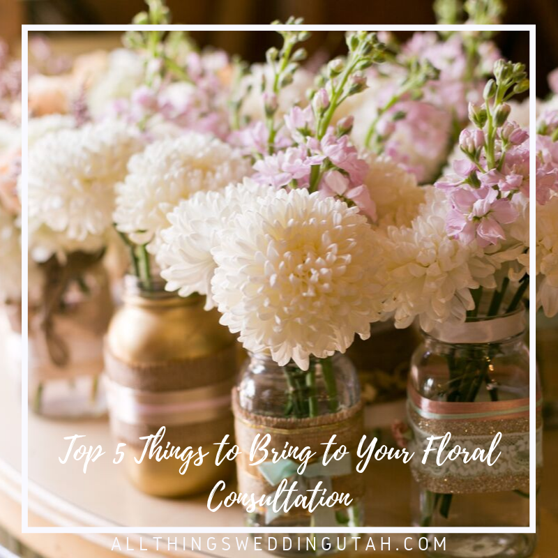 Top 5 Things to Bring to Your Floral Consultation