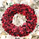 Buffalo Plaid Fabric Foam Wreath