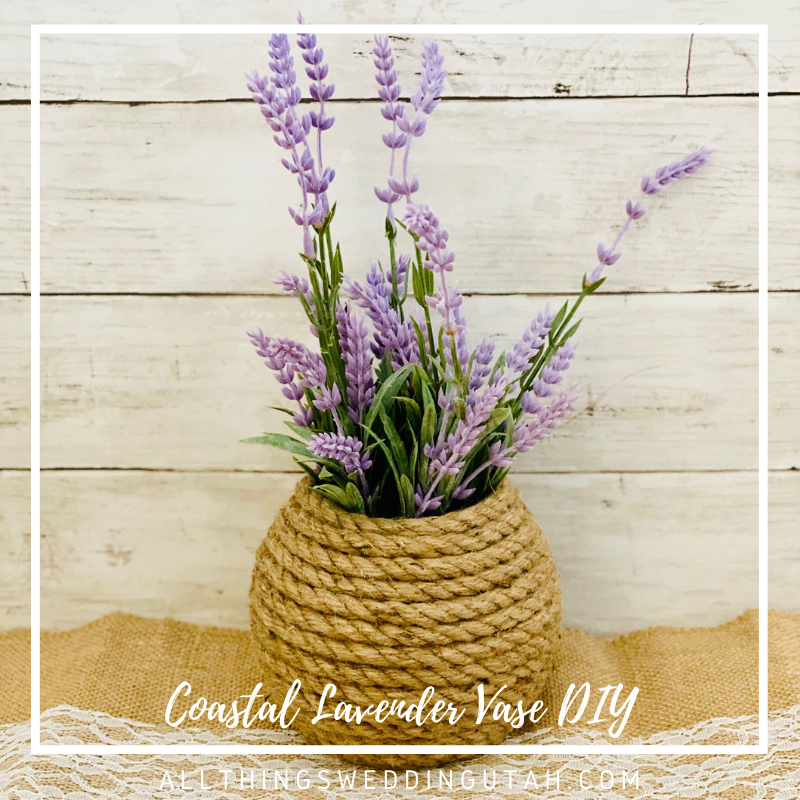 Coastal Lavender Vase DIY, Coastal Lavender Vase DIY
