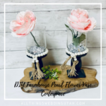 DIY Farmhouse Pearl Flower Vase Centerpiece, DIY Farmhouse Pearl Flower Vase Centerpiece