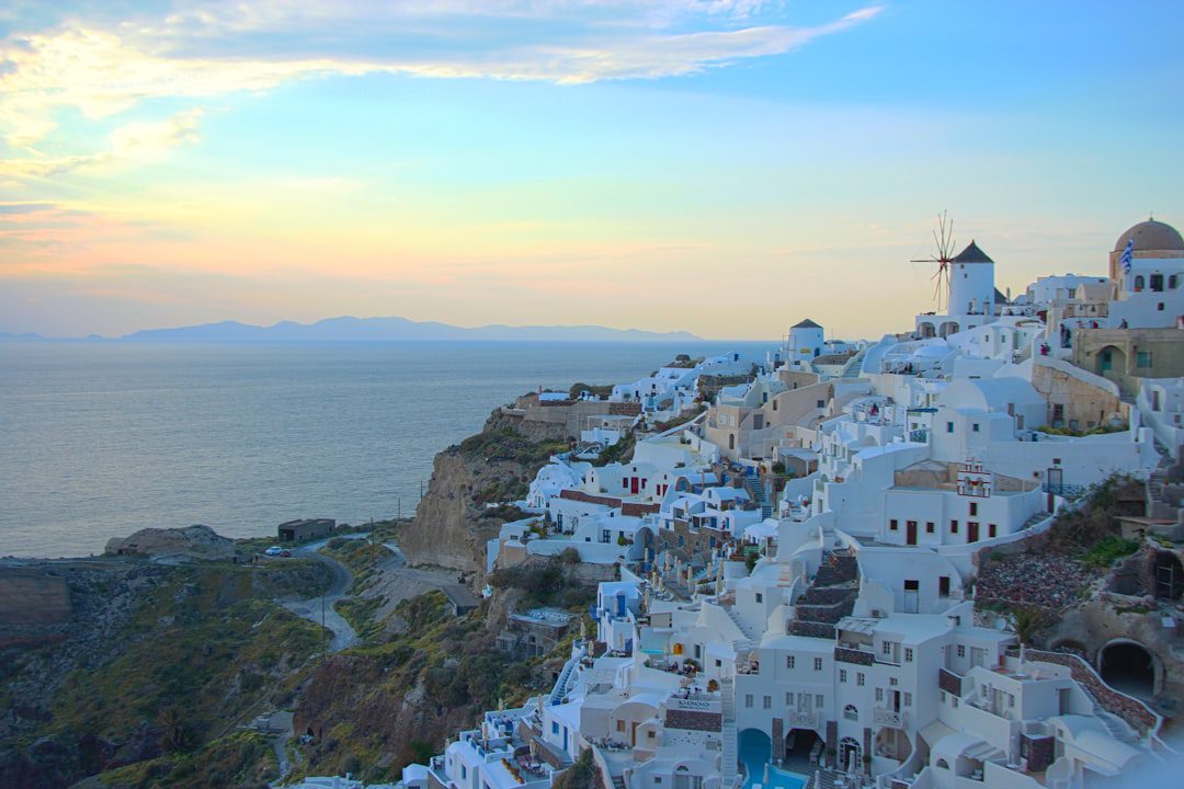 Photo Santorini sunset